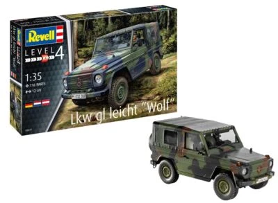 Revell 03277 Lkw gl leicht "Wolf" 1:35 Modellbausatz Neu OVP - Bild 1 von 2
