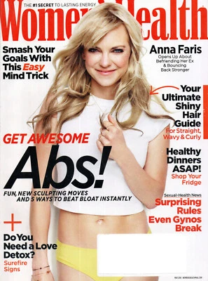WOMEN'S HEALTH Magazine May 2018 Anna Faris Get Awesome Abs! Shiny Hair Foto 1 de 3