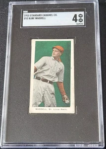 1910 E93 Standard Caramel Rube Waddell HOF SGC 4 VG-EX St. Louis - Picture 1 of 3