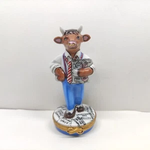 WALL Street BULL, Artoria - Scatola portagioie Limoges - Peint main-Francia. N.#257/1000 - Foto 1 di 24