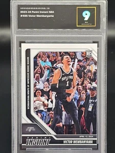 Victor Wembanyama 2023-24 Panini Instant Gem Mint 9 NBA Rookie Card Spurs #5 - Bild 1 von 2