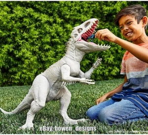 Figura de acción Mattel Jurassic World 1 Super Colossal INDOMINUS REX Dinosaur Park - Imagen 1 de 9