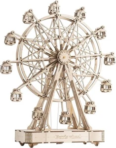 ROKR 3D Holzpuzzle Zum Selbermachen Riesenrad Spieluhr Modellbausatz Spielzeug Geschenk - Bild 1 von 11