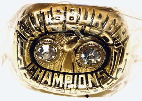 Pittsburg Steelers 1975 Super Bowl championship ring Franco Harris Cover