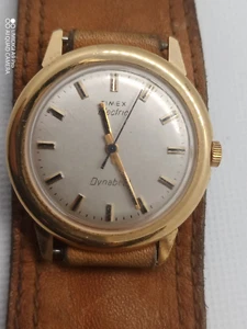 Reloj TIMEX Eléctrico Dynabeat Vintage Tono Dorado - Imagen 1 de 24