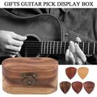 Acoustic Guitar Picks W/ Storage Box Organizer Wooden Musical Picks J8V9