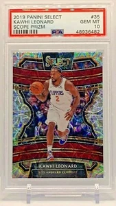 2019-20 Select Kawhi Leonard Scope Silver Prizm Clippers PSA 10 GEM MINT 💎 - Picture 1 of 3