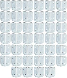 40 St. L-Winkel mittel 40x28 mm Stahl verzinkt L-Ecke L-Ecken ADAM HALL Casebau - Picture 1 of 1