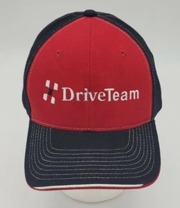 Gorra ajustable Drive Team Pro Driver Strapback roja negra - Imagen 1 de 6