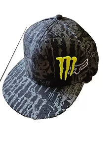 MONSTER ENERGY Drink *We Got Your Back* Black Gray Print Hat Cap - Bild 1 von 5