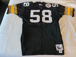 Mitchell Ness M&N Pittsburgh Steelers Jack Lambert jersey durene 48 XL USA Rare - Picture 1 of 8