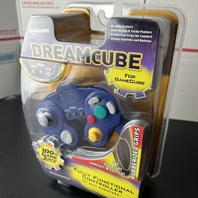 Nos Dream Gear Brand Dreamcube GameCube Controller Purple  - Image 1 of 4