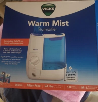 Vicks V745A/V745-JUV Warm Mist Humidifier - White - Image 1 of 4
