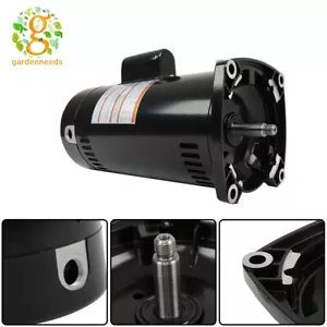 Motor de piscina de brida cuadrada con marco de 2 HP 3450 RPM 48Y 230V USQ1202 - Imagen 1 de 12