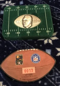 HIGHLAND MINT JERRY RICE .999 SILVER COIN FOOTBALL BAR DIAMOND CHIP 13/7500 - Picture 1 of 7