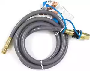 Tubo flessibile per gas naturale/propano sfuso Blaze 10 piedi con sgancio rapido 1/2" BLZ-NG-HOSE - Foto 1 di 1