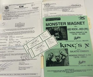 Monster Magnet Concert Contract 1999 Pittsburgh PA - Picture 1 of 1