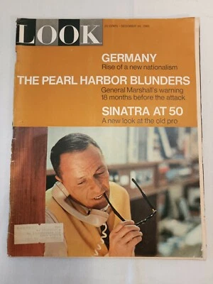 1965 December 14 , LOOK Magazine, Germany, Pearl Harbor, Sinatra at 50 (MH6) - Image 1 of 3