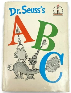 Dr Seuss ABC Book 1st Edition 1963 with Dust Jacket Beginner Books - Picture 1 of 12