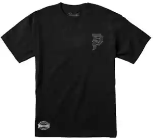 Camiseta negra de skateboarding Primitive Company Independent Stickers Dirty P - Imagen 1 de 2