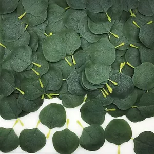 400PCS Artificial Bulk Eucalyptus Leaves 2 Color Fake Eucalyptus Leaves Bulk ... - Picture 1 of 7