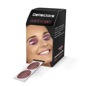 Disposable SunBed Solarium Tanning Eye Protection Stick on UV Deflector Goggles - Picture 1 of 2