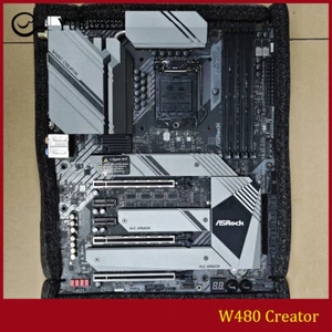 FOR ASROCK W480 Creator DDR4*4 128GB LGA1200 HDMI 1.4 ATX Motherboard Test OK - Afbeelding 1 van 4