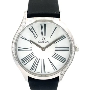 OMEGA De Ville Tresor Mother of Pearl Dial Diamond Case Watch 428.17.36.6 - Picture 1 of 7