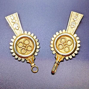 Medieval Belt Strap Ends, 15th Century Womens Belt Buckles Replica, SCA \ LARP - Picture 1 of 2
