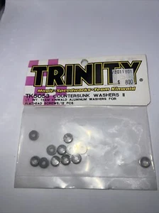 🔥 Trinity Associated Countersunk Washers Aluminum Team Kinwald (12) TK 5053 🔥 - Picture 1 of 2