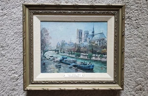 Thomas Kinkade Notre Dame SN Canvas 8x10 P/P 29/70 - Picture 1 of 3