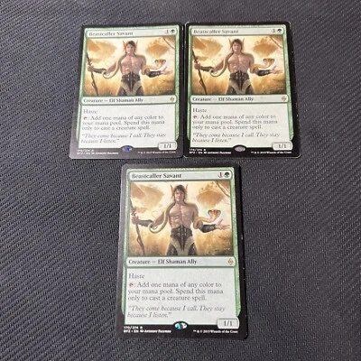Beastcaller Savant Magic The Gathering Mtg Rare Battle for Zendikar Card 3 - Image 1 of 4