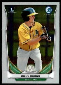 2014 Bowman Chrome Prospects ! Billy Burns #BCP21 - Picture 1 of 2