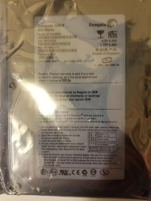 Seagate ST3400832A PN: 9Y7485-510 FW 3.03 AMK ATA 3.5" 400GB HD DC 05477 - Image 1 of 2