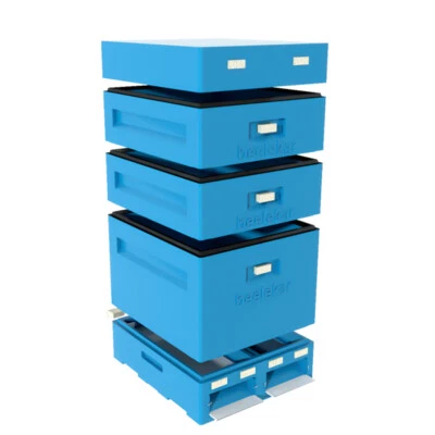 BeePoint Bienenbeute 10er US Dadant, kombienierbar mit Zander/DNM Beute - Bild 1 von 4