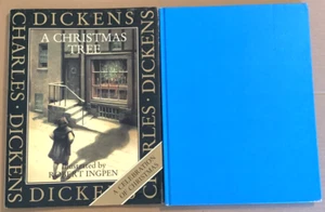 VG 1988 HC DJ 1st Edition Christmas Tree Charles Dickens Robert Ingpen Carol C2 - Imagen 1 de 10