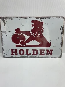 Holden Motoring Replica Metal Sign. Distressed Look New Man cave Memorabilia. - Bild 1 von 4