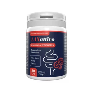 LAXattivo - Integratore naturale per il benessere di stomaco e intestino Forte - Imagen 1 de 10