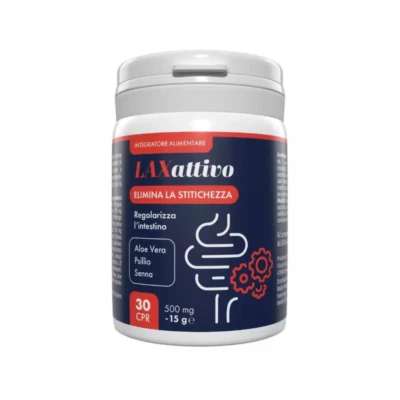 LAXattivo - Integratore naturale per il benessere di stomaco e intestino Forte - Imagen 1 de 4