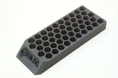 Bullet Tray Reloading Block .380 ACP Dillon Hornady RCBS 3D Frankford 50rds - Image 1 of 4