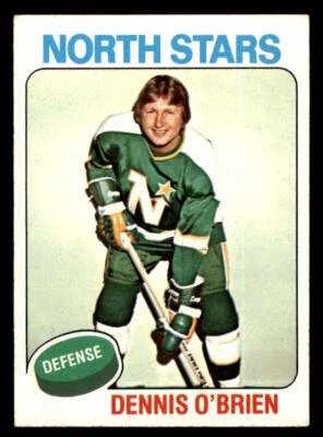 1975 Topps Dennis O'Brien # 53 Minnesota North Stars - Image 1 of 2