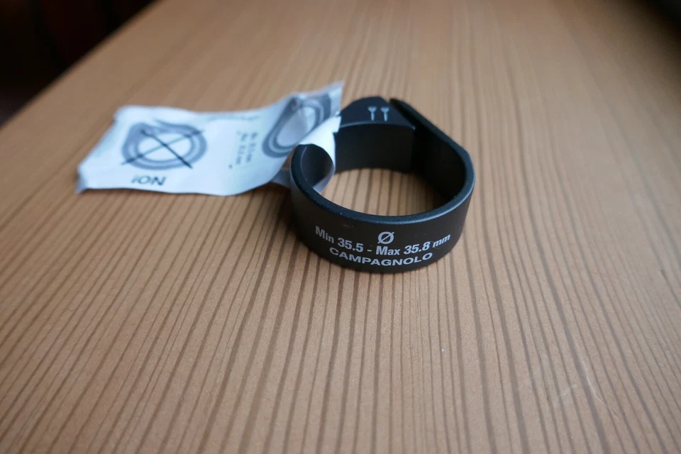 Campagnolo 座杆夹适用于 35.5 毫米至 35.8 毫米座椅管适用于 32.4 毫米碳柱 — 第 1/4 张图片