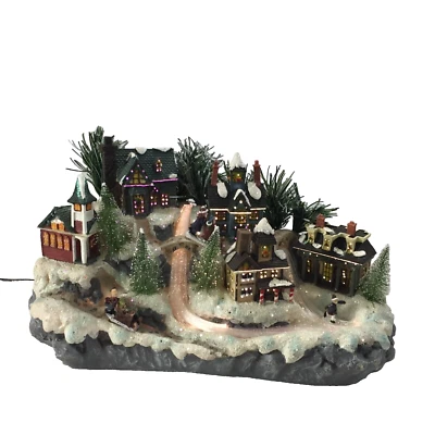 Avon Christmas Fiber Optic Village 2003 Plug In Holiday Decor - Image 1 of 4