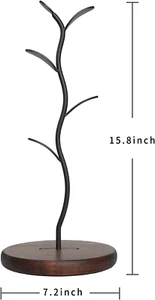 Mug Holder Stand, Countertop Coffee Mug Tree, Tea Cup Organizer Storage Rack ... - Picture 1 of 6