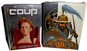 Coup Card Game (Indie Boards, 2021, Complete) + Choson (Moonster, 2014, New) - Picture 1 of 22