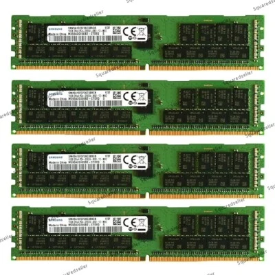 Samsung（ 4 x 16GB ）64GB 2666MHz ECC RAM 2Rx4 DDR4 Registered DIMM Server Memory - Image 1 of 4