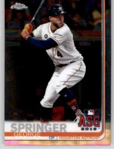 2019 Topps Chrome Update All Star Game George Springer Insert MLB PWE Astros #78 - Picture 1 of 2