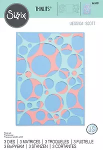 Sizzix Thinlits CIRCLE LAYERS Metal Die Cuts by Jessica Scott 665181 - Picture 1 of 7