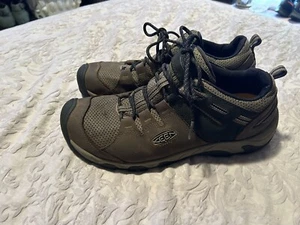 KEEN Men's "Steens" Vent Shoes Canteen-Brindle Leather Hiking Shoes Size 13 - Picture 1 of 6