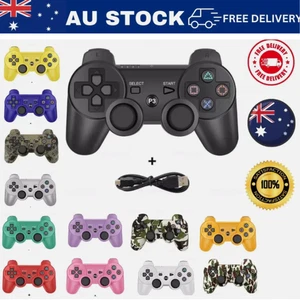 Wireless Bluetooth Controller For PS3 Game Hndle Remote Gamepad Joystick Consol - Picture 1 of 20
